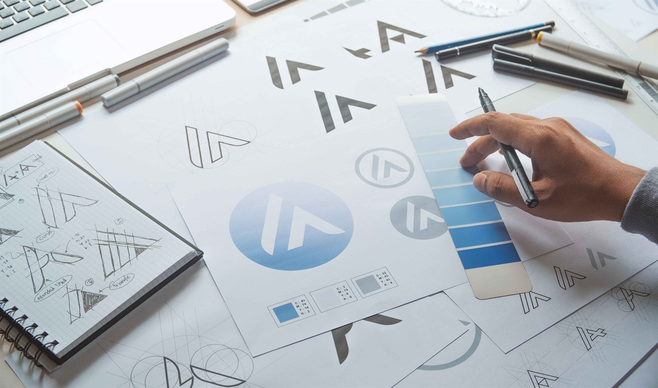 Brand and packaging scene supporting the Integrated Marketing and Digital section